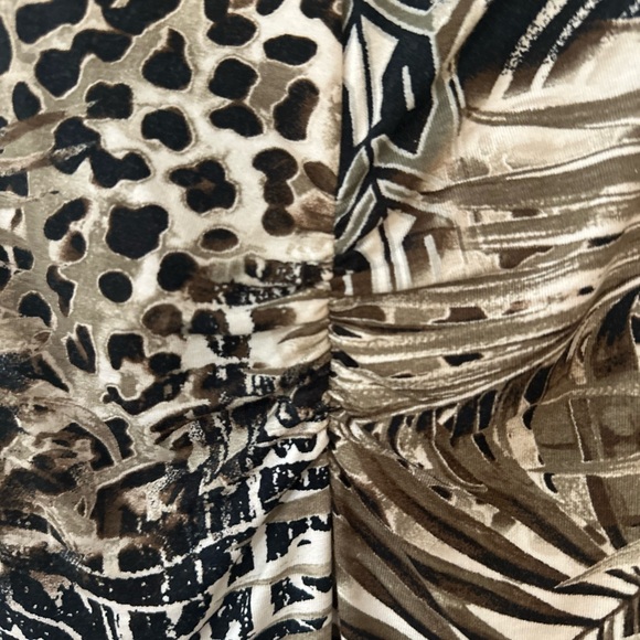 CACHE TROPICAL-ANIMAL PRINT SLEEVELESS SHIRT - Picture 7 of 7